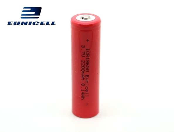 ICR 18650 2200mAh laddningsbart batteri bra kapacitet 2-pack