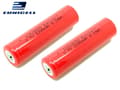 Miniatyrbild 1 av 2: ICR 18650 2200mAh laddningsbart batteri bra kapacitet 2-pack