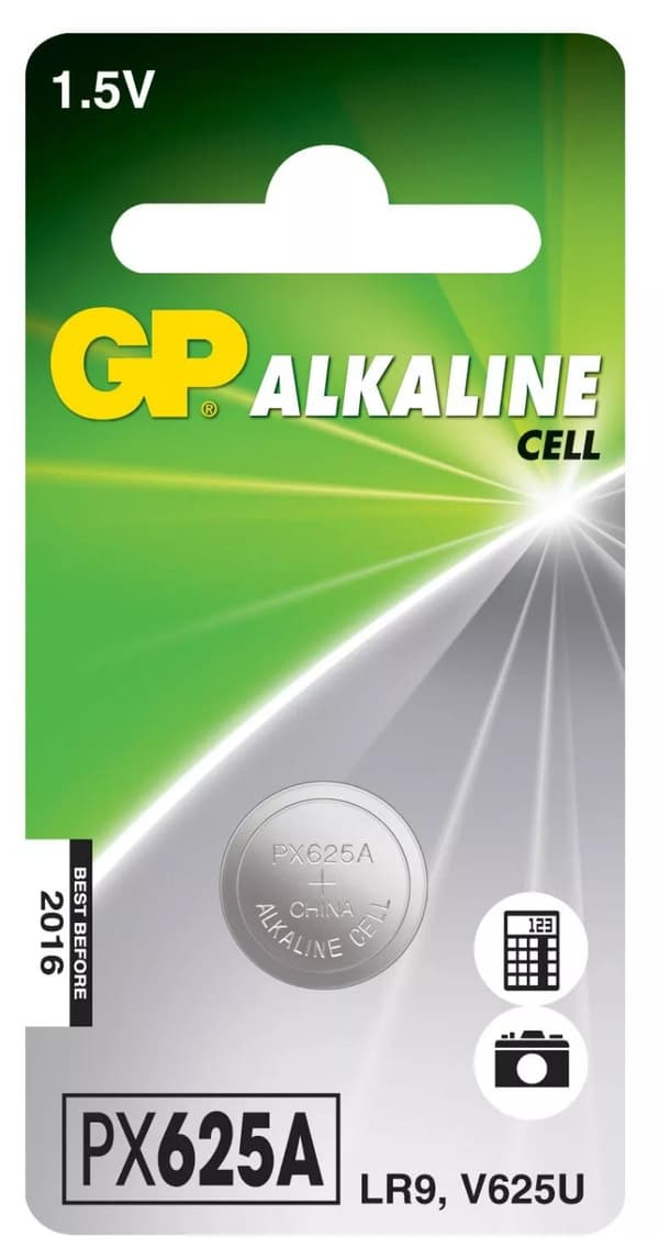 GP LR9 Alkaline Coin, 1 pakke (B)