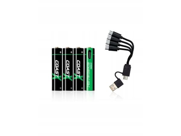 COAST ZITHION-X - Batteri 4 x AAA - Li-Ion - 750 mAh - 0.94 Wh