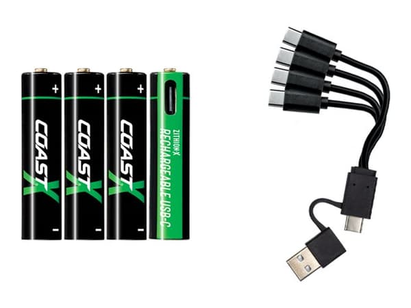COAST ZITHION-X - Batteri 4 x AAA - Li-Ion - 750 mAh - 0.94 Wh