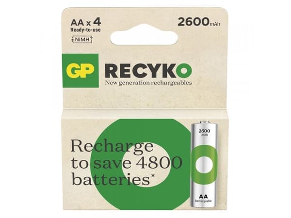 GP Akku GP Recyko 2600mah(AA) bl/4