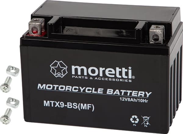 Blow 82-350# Motorsykkel batteri 12v 8ah mtx9-bs moretti