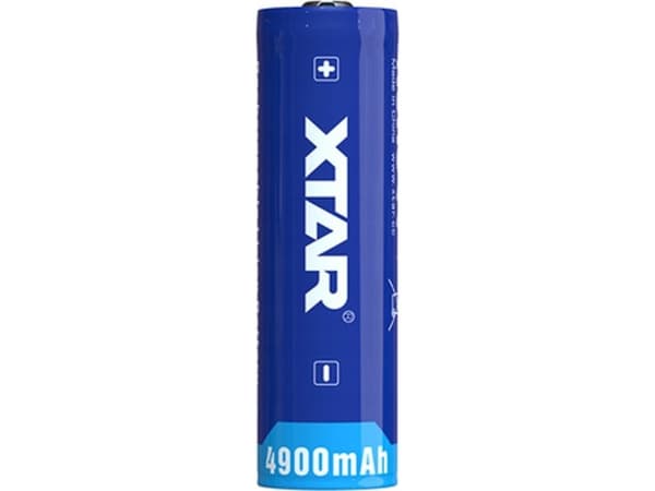 Xtar Xtar 21700 3,7V Li-ion 4900mAh batteri med beskyttelse - 1 stk.