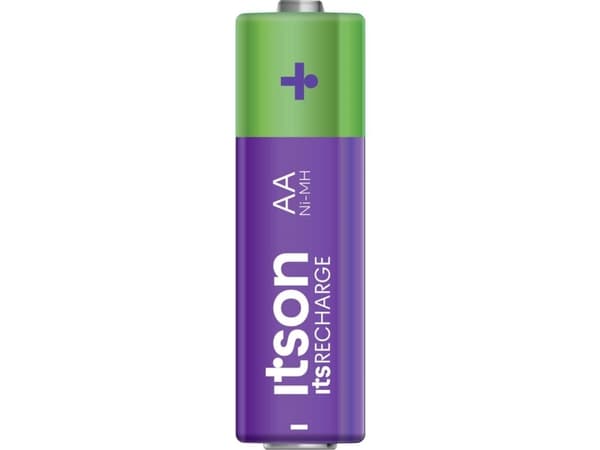 itson itsRECHARGE Genopladeligt AA-batteri NiMH 1.2 V 8 stk