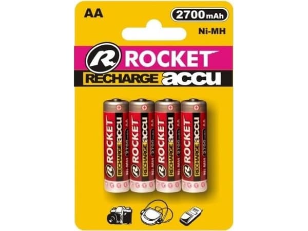 Batteri, Rocket, genopladeligt, AA, 1