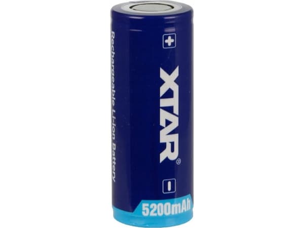 Xtar Xtar 26650 5200mAh 3.6V - 3.7V suojattu ( PCB )