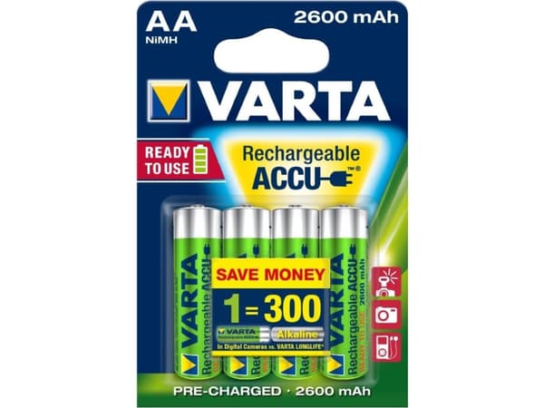 Varta Professional Accu - Akku 4 x AA-tyyppi - NiMH - 2500 mAh