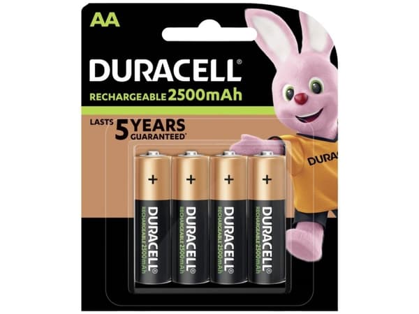 Duracell Recharge Ultra - Batteri 4 x AA-type - NiMH - (ladbare) - 2500 mAh