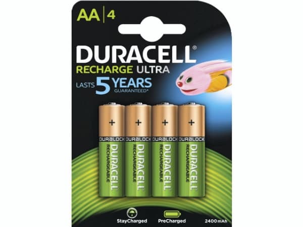 Duracell Recharge Ultra - Batteri 4 x AA-type - NiMH - (ladbare) - 2500 mAh
