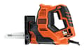 Miniatyrbild 6 av 6: Black & Decker RS890K-QS tigersåg 2700 slag/min 500 W Svart, Orange