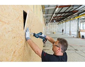 Bosch GSA 18 V-LI C Professional Svart, Blå, Röd