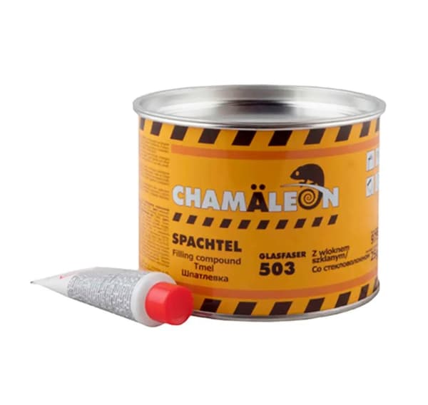 503 Glasfiberspartel+hærder grøn 1kg