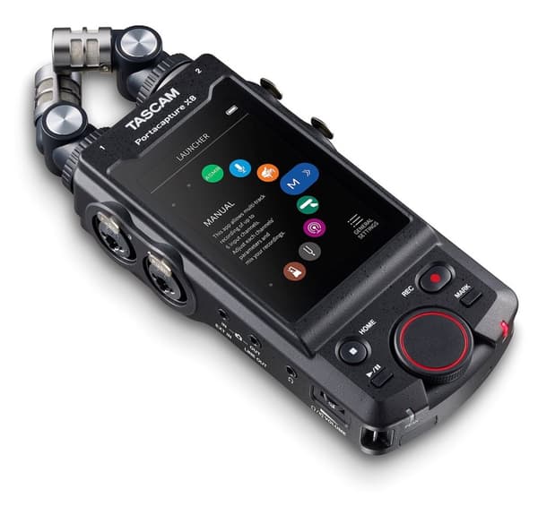 Tascam Portacapture X8 - bärbar, högupplöst flerspårsinspelare