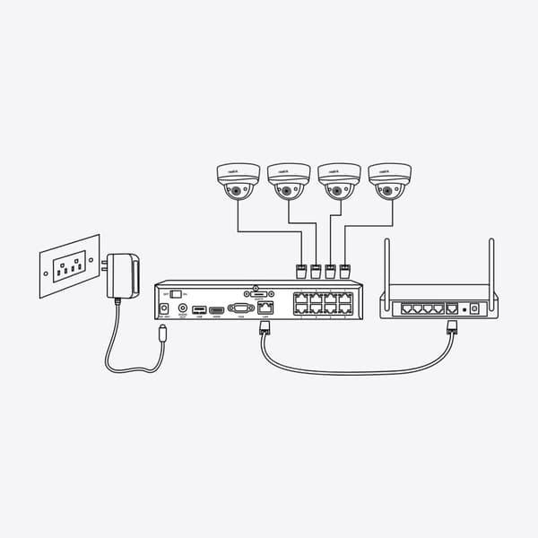 Reolink NVS8(NHD) -tallennin