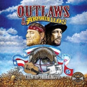 Blandade Artister - Outlaws & Armadillos: Country's Roaring  (LP)