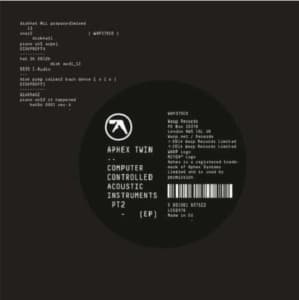 Aphex Twin - Computer Controlled Acoustic Instru (LP)