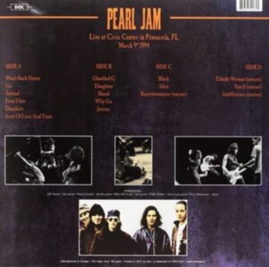 Pearl Jam - Live Civic Center Pensacola 1994 (LP)
