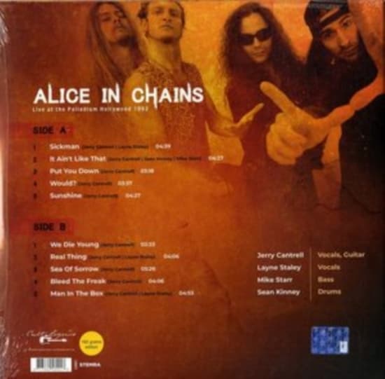 Alice In Chains - Live At The Palladium Hollywood '92 (LP)