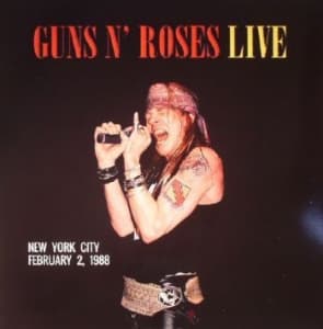 Guns N' Roses - Live In New York City / Feb.2, 1988 (LP)