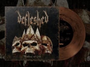 Defleshed - Fleshless And Wild (Bronze 7" Ep) (Vinylsingle)