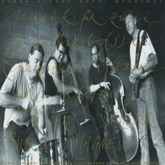 Christy Doran Fredy Studer Bobby - Musik Für Zwei Kontrabässe, Elektri (LP)