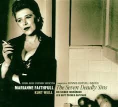 Faithfull Marianne Radio Symphony Orchestra Vienna - Kurt Weill: The Seven Deadly Sins (LP)
