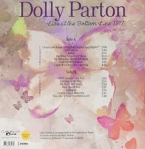 Parton Dolly - Live At The Bottom Line 1977 (LP)
