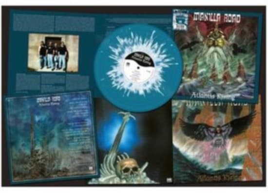 Manilla Road - Atlantis Rising (Blue/White Splatte (LP)