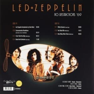 Led Zeppelin - No Restrictions '69 (LP)