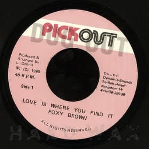Foxy Brown - Love Is Where You Find It (Vinylsingle)