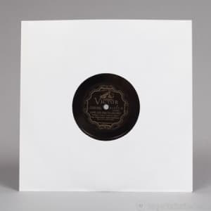 Bags Unlimited S10W - 10 Inch 78 RPM Paper Record - Bags Unlimited S10W - 10 Inch 78 RPM Paper Record Sleeves - 50 Count (White)