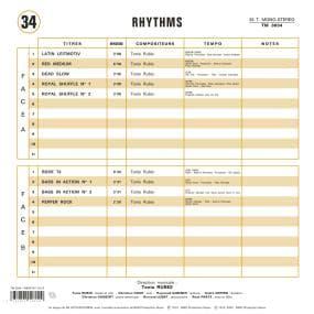 Tonio Rubio - Rhythms (Tele Music) (LP)