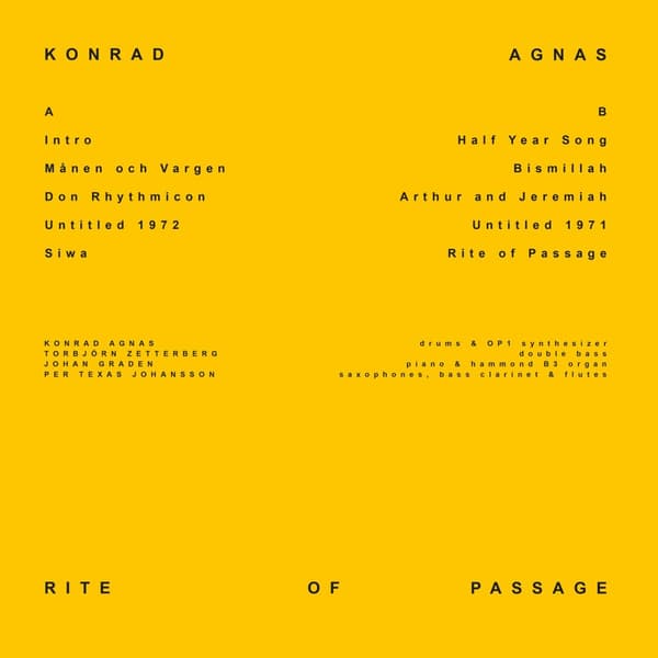 Konrad Agnas: Rite of Passage (LP)