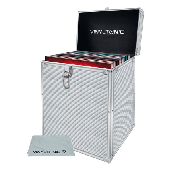 Vinylväska / Flightcase Aluminium - Silver