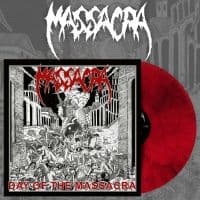 MASSACRA - DAY OF THE MASSACRA (RED MARBLED VI (LP)
