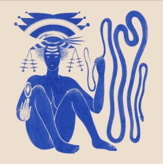 Hiatus Kaiyote - Love Heart Cheat Code (Blue/White M (LP)