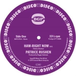 Rushen Patrice - Haw-Right Now / Kickin' Back (Vinylsingle)