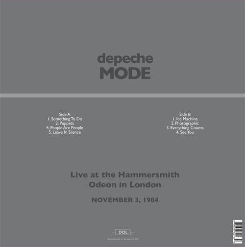 Depeche Mode - Live In London November 1984 (Picture Vinyl) (LP)