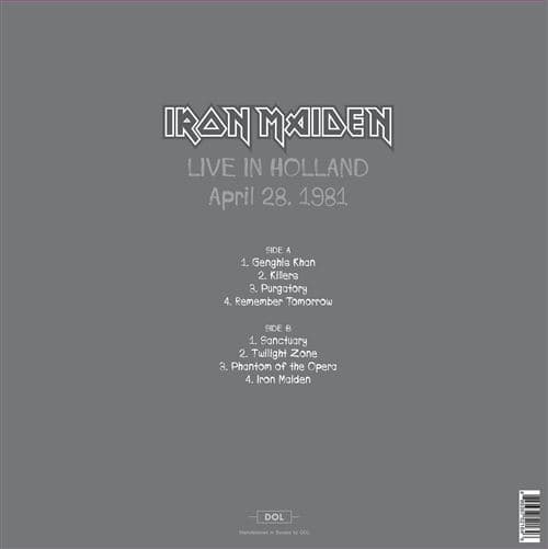 Iron Maiden - Live In Holland. April 1981 (Picture Vinyl) (LP)