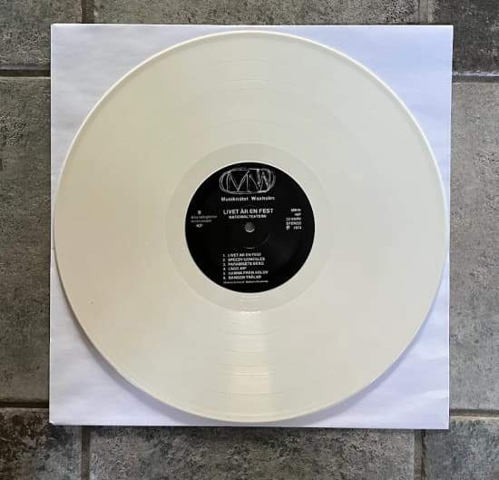 Nationalteatern - Livet Är En Fest (Vit Vinyl) (LP)
