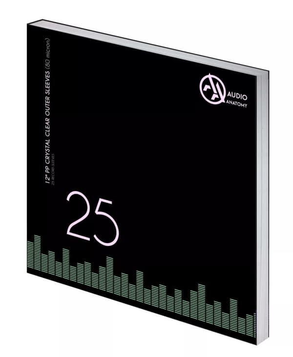 Audio Anatomy Vinyl-Outer Sleeves 12“ PP/80µ - transparent, 25 pieces New