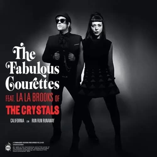 The Courettes California/Run Run Runaway (Vinyl) 7″ Single Coloured Vinyl New