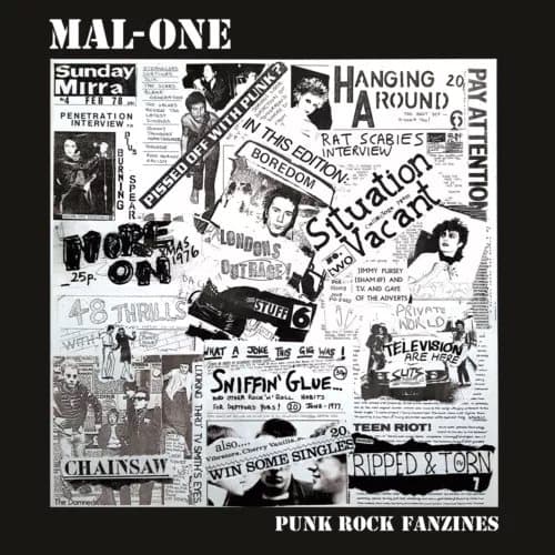 MAL-ONE Punk Rock Fanzines (Vinyl) 7″ Single New