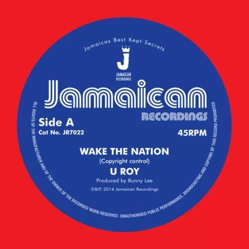 U-Roy Wake the Nation/Non Violence (Version) (Vinyl) 7″ Single New