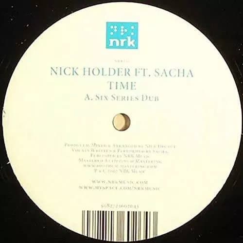 Nick Holder Ft Sacha Time (Vinyl) New