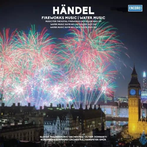 Slovak Philharmonic Orchestra Fireworks Music/Water (Vinyl) New