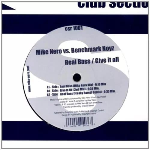 Nero,Mike Feat. Noyz,Benchma Real Bass-Give It All (Vinyl) New