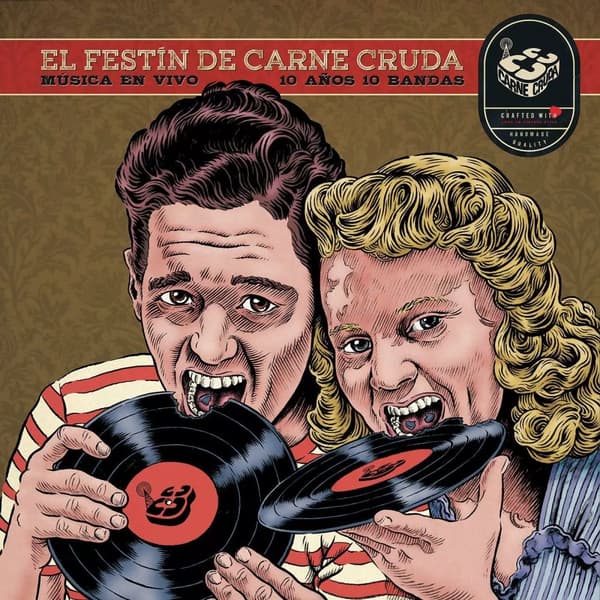 Varios El Festín De Carne Cruda , 10 Años 10 Bandas (Vinyl) New