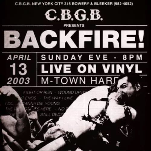 Backfire! Live at CBGB’s (Vinyl) 12″ Album Coloured Vinyl New